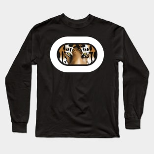 Intense stare from a tiger Long Sleeve T-Shirt